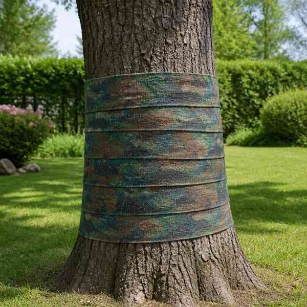 Maison Exclusive - Jute rulle 25 x 1500 cm Camouflage
