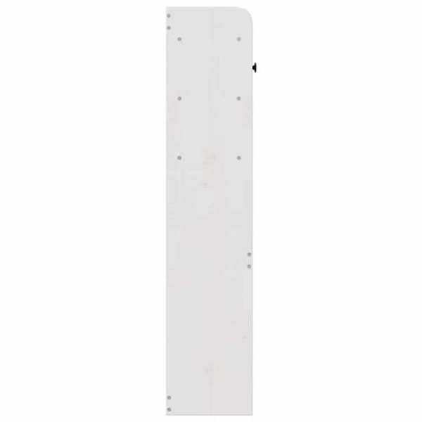 Maison Exclusive - Sänggavel med förvaring vit 75 cm massiv furu Vit