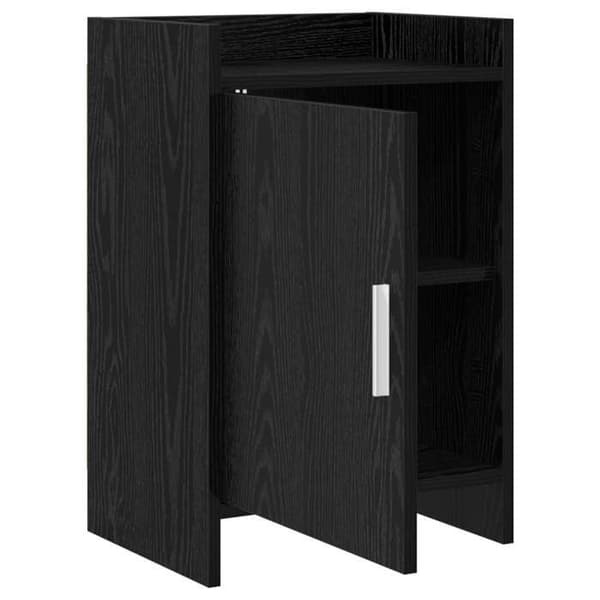 Maison Exclusive - Natborde 2 stk Sort eg 40 x 30 x 60 cm