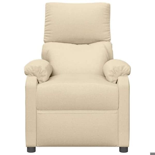 Maison Exclusive - Massagefåtölj Creme Tyg