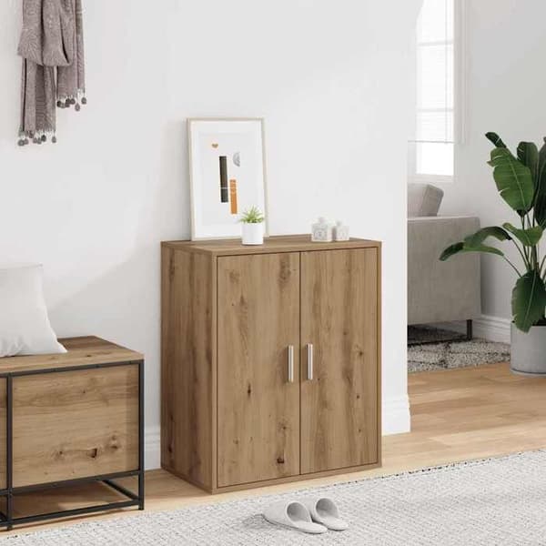 Maison Exclusive - Skoskab i egetræ, håndlavet af ingeniørtræ