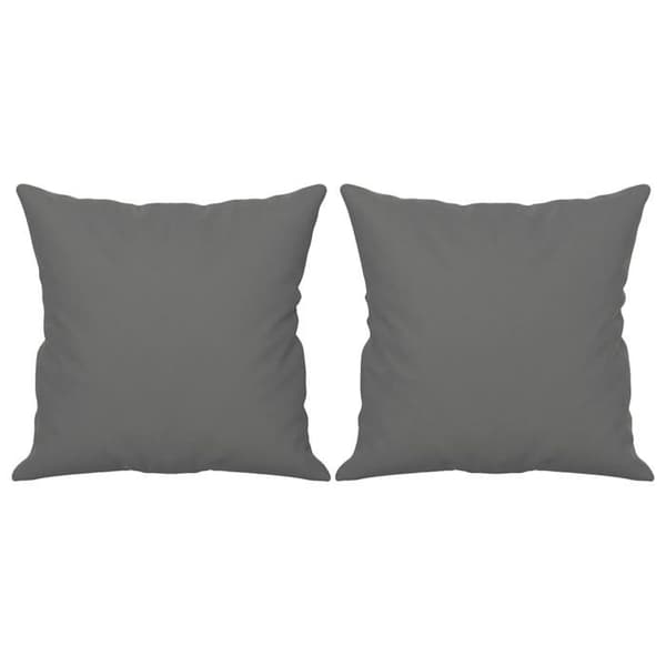 Maison Exclusive - Soffa 3 platser med mörkgrå kuddar 180 cm
