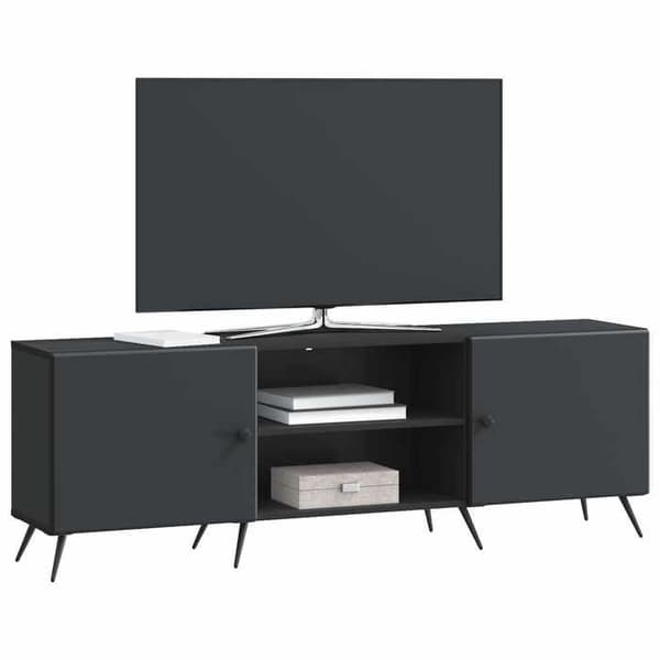 Maison Exclusive - TV-møbel 150 x 31 x 50 cm Sort Ingeniørtræ