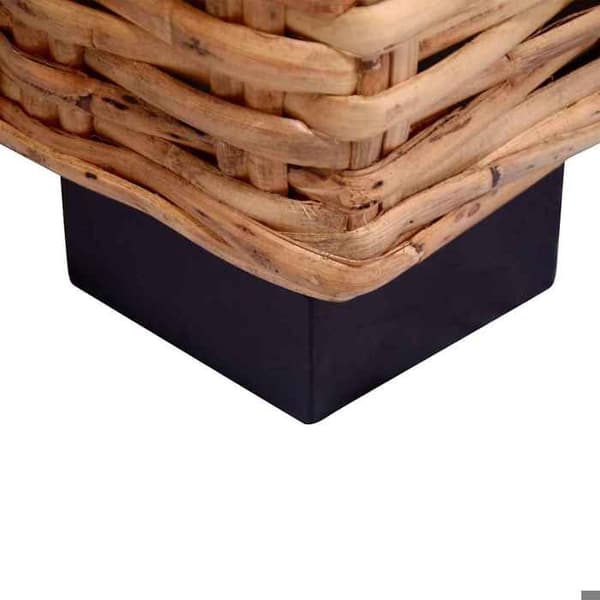 Maison Exclusive - Soffa 3-sits Rottning naturlig Krämvit (kuddar)