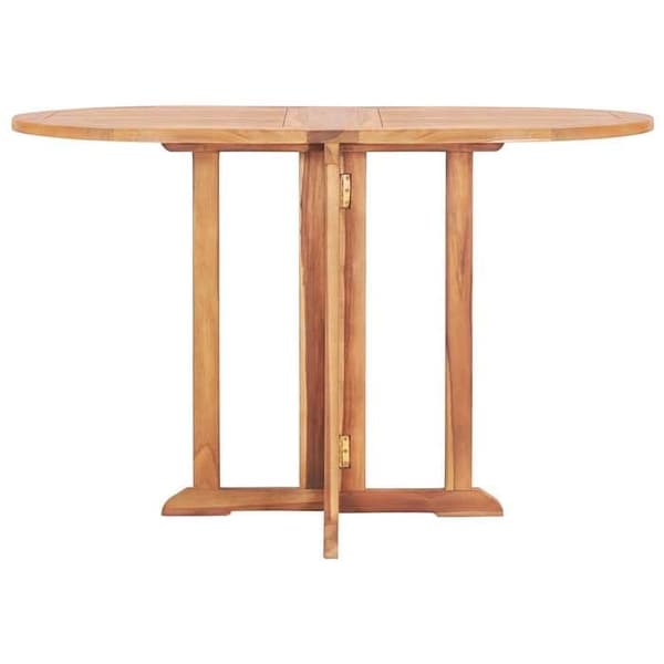 Maison Exclusive - Fällbord för trädgård fjäril 120x70x75 cm Solid teakträ