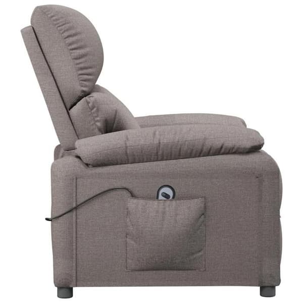 Maison Exclusive - Elektrisk lænestol Taupe Stof