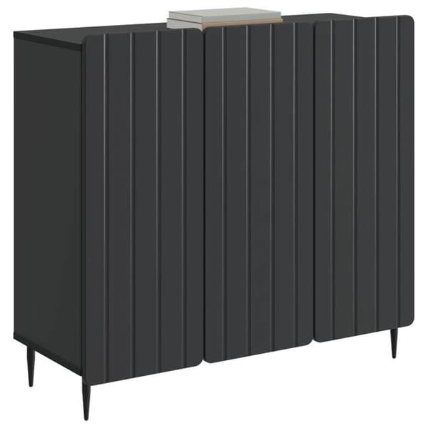 Maison Exclusive - Buffet Sort 89 x 34,5 x 82 cm Ingeniørtræ