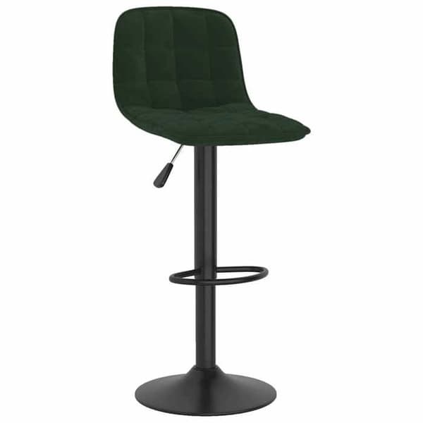 Maison Exclusive - Barstolar set om 2 mörkgrön sammet