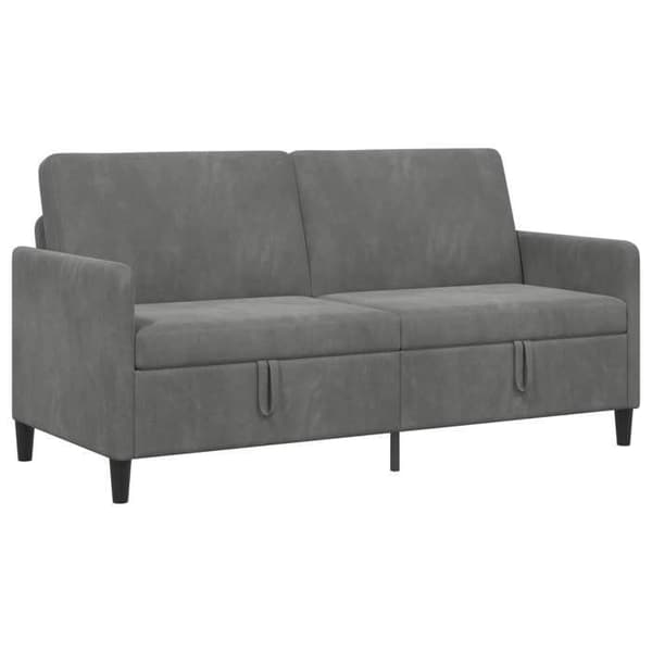 Maison Exclusive - Soffa med förvaring 3 platser Mörkgrå 172 x 78 x 87 cm Mörkgrå