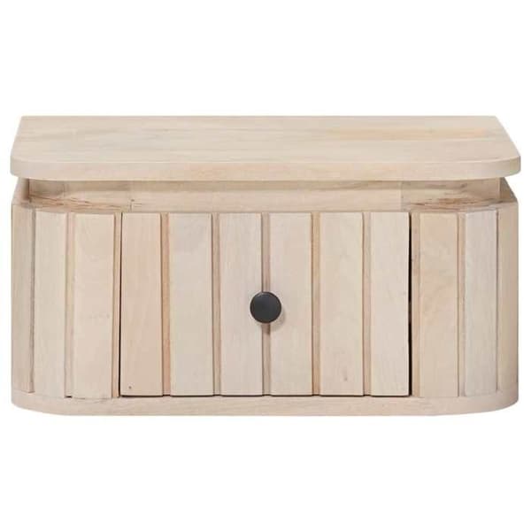Maison Exclusive - Handgjord sängbord Vit 40 x 30 x 20 cm