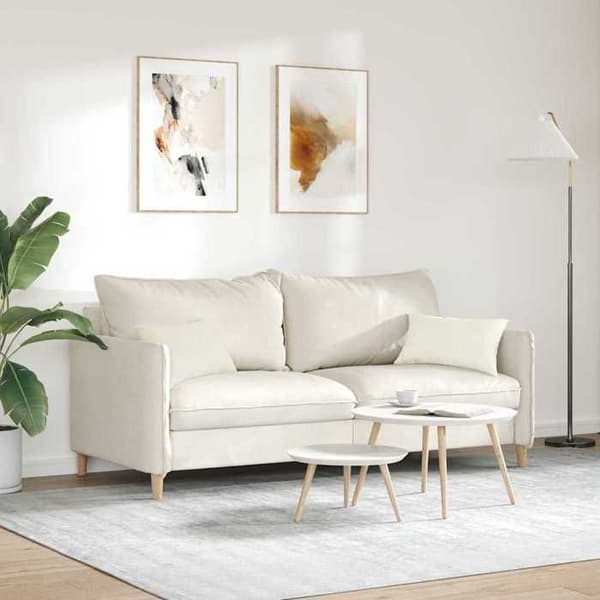 Soffkuddar - EXKLUSIVT HEM - Kordfluwel - Grädde - 50 x 30 cm - 2-pack Grädde