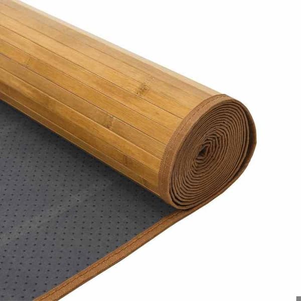 Maison Exclusive - Rektangulär naturlig matta 60x200 cm bambu