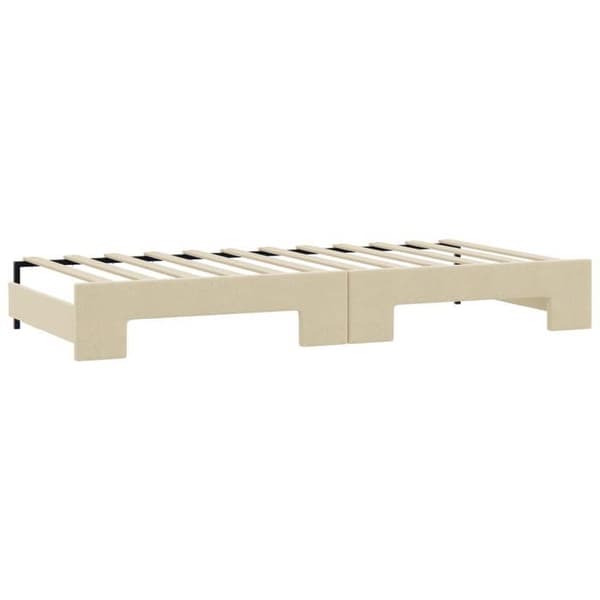 Seng i dag - EKSKLUSIV HUS - 100 x 200 cm - sovesofa - 2 skuffer - skummadras Grädde