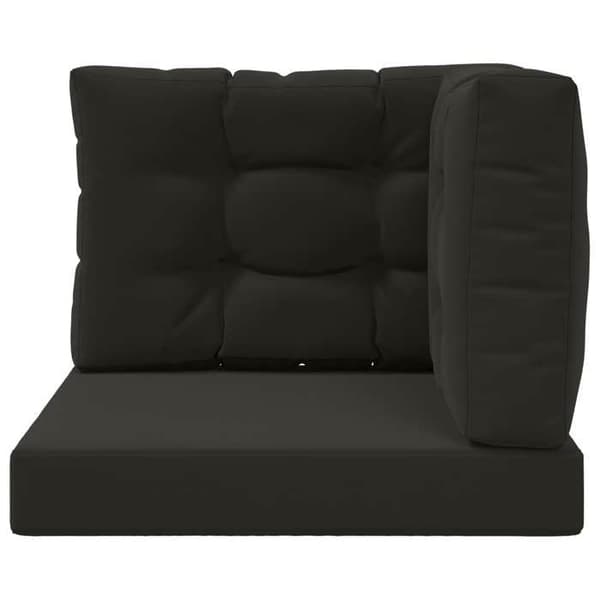 Maison Exclusive - Ulkokäyttöön tarkoitettu polyesterinen sohvatyyny musta 60 x 60 cm Svart