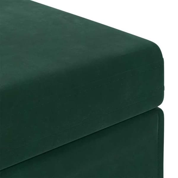Maison Exclusive - Tummanvihreä jakkara 81 x 41 x 40 cm Sametti ja Komposiittipuu