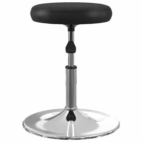 Maison Exclusive - Matstolar set om 2 svart konstläder