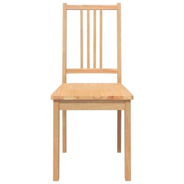 Matsalsstolar - EXKLUSIVT HEM - Set om 2 - Massivt gummiträ - Ergonomisk - Brun