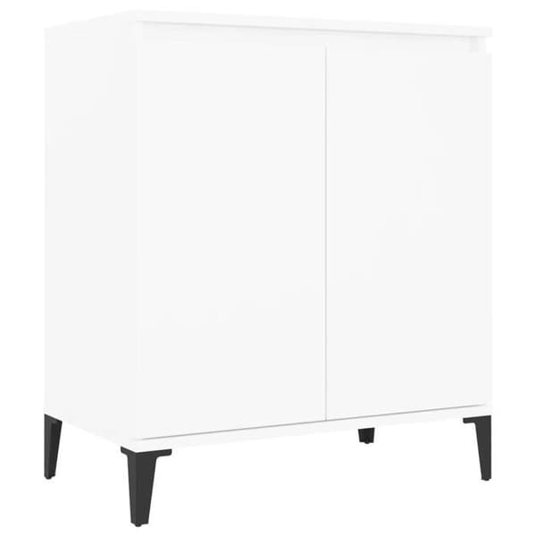 Maison Exclusive - Vit buffé 60x35x70 cm i ingenjörsträ