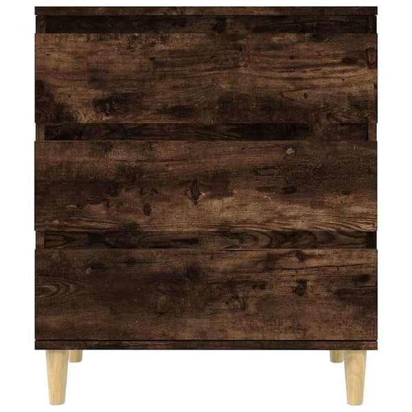Maison Exclusive - Buffé Ek rökt 60x35x70 cm Ingenjörsträ Rökt ek