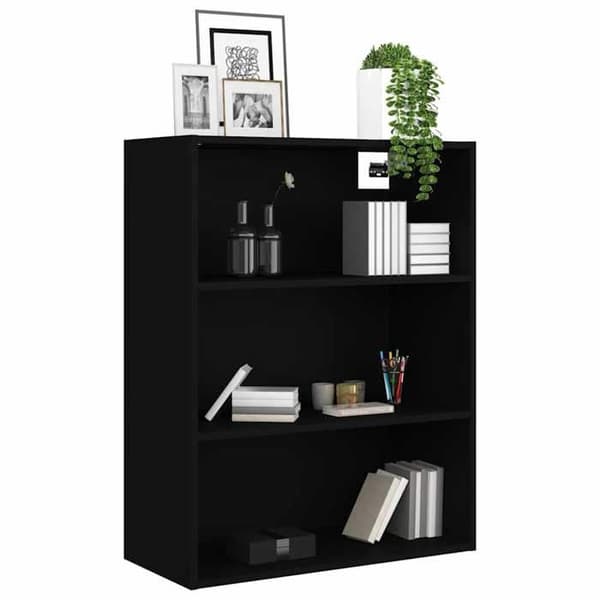 Maison Exclusive - Väggmonterad garderob Svart 69,5x32,5x90 cm