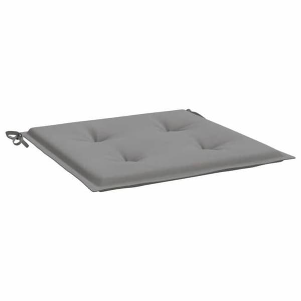 Maison Exclusive - Trädgårdsstolar kuddar set om 2 grå 40x40x3 cm oxfordtyg