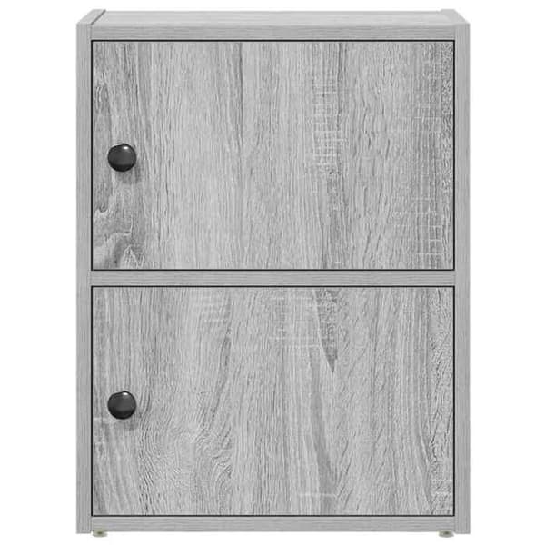 Maison Exclusive - Sonoma grå bibliotek 40x24x52 cm ingeniørtræ