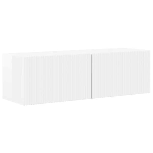 Maison Exclusive - TV-möbel 8 delar Vit blank