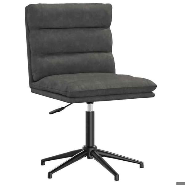 Maison Exclusive - Matstolar set om 2 svart konstläder