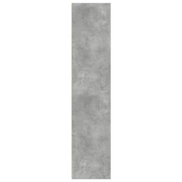 Maison Exclusive - Buffé hög grå betong 45x41x185 cm ingenjörsträ