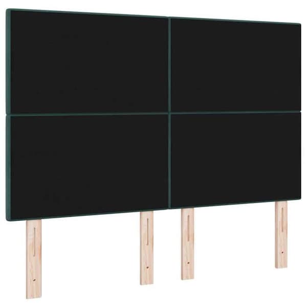 Maison Exclusive - Tummanvihreä pääty 160 cm Sametti Mörkgrön