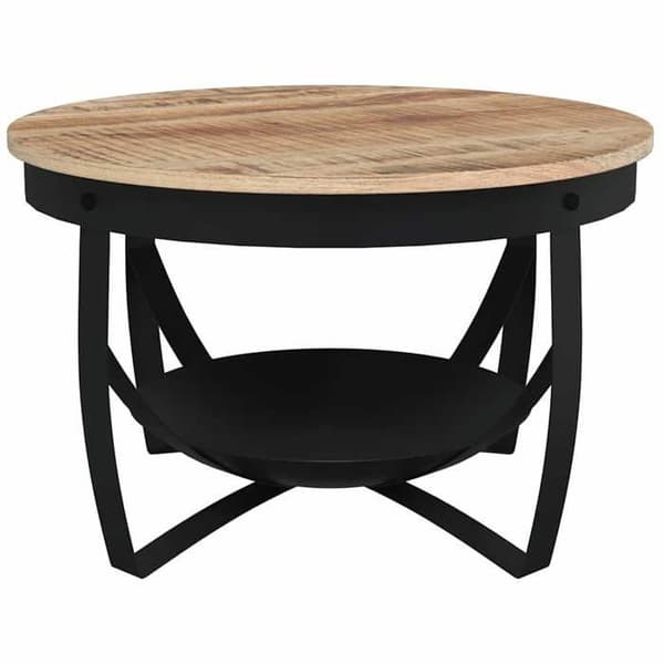 Maison Exclusive - Alustatabletti Ø68x43 cm Raaka mangopuu