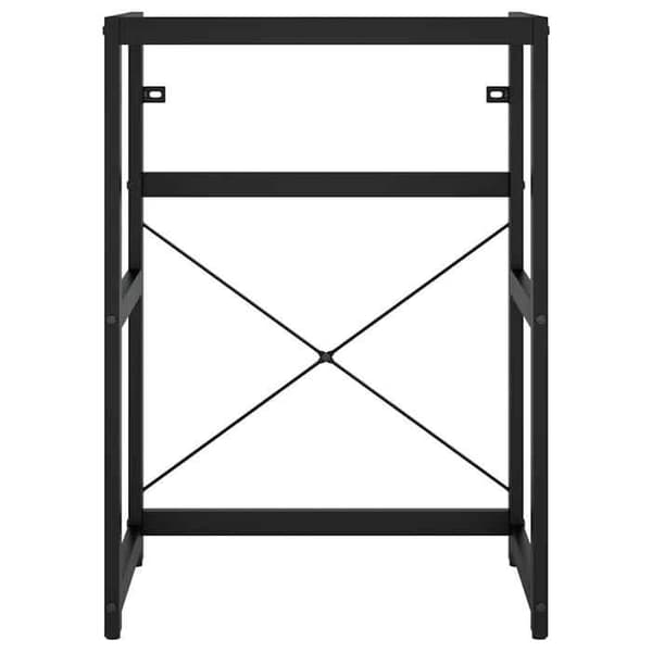 Maison Exclusive - Badeværelsesvaskeramme Sort 59x38x83 cm Jern