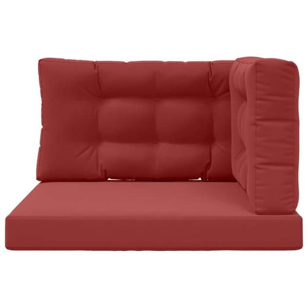 Maison Exclusive - Utomhussoffkudde Polyester Bordeaux 80 x 80 cm Bordeaux