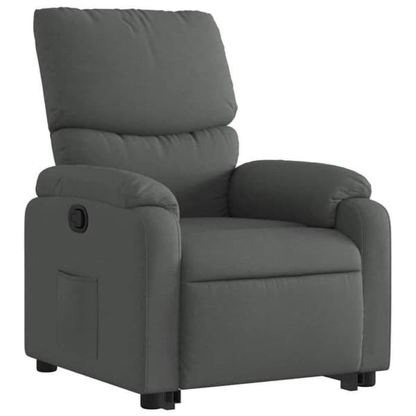 Maison Exclusive - Grått tyg reclinerfåtölj