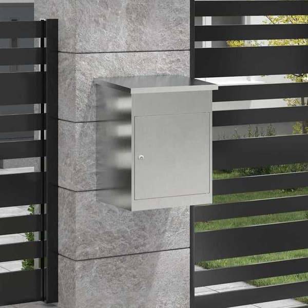 Maison Exclusive - Paketinsamlingslåda med förvaring Silver 47,5 x 38 x 59 cm Silver