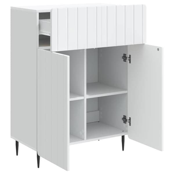 Maison Exclusive - Buffé Vit 66 x 34,5 x 92 cm Ingenjörsträ Vit