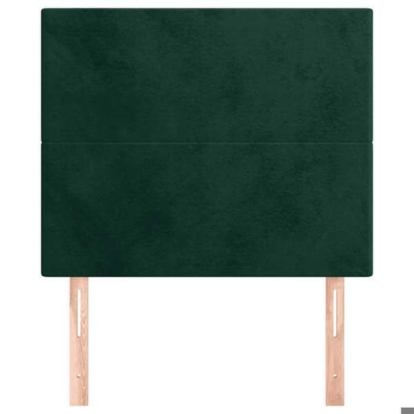 Maison Exclusive - Tummanvihreä pääty 80x5x118/128 cm Sametti Mörkgrön