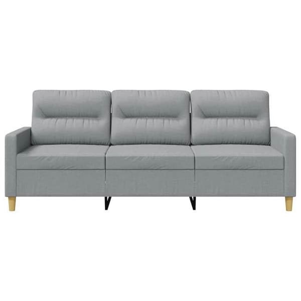 Maison Exclusive - Soffa 3-sits Grå 180 cm Tyg