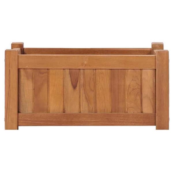 Maison Exclusive - Hævet seng 50x25x25 cm Solid teaktræ