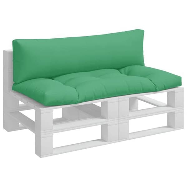 Maison Exclusive - Pallet puder sæt af 2 grøn stof