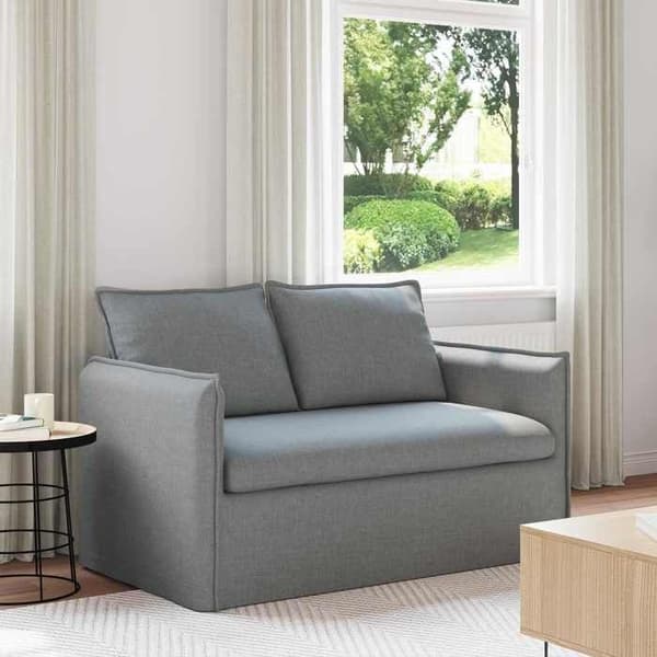 Maison Exclusive - Lys grå sofa 136 x 82 x 85 cm stof