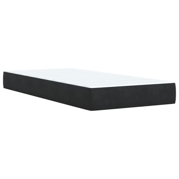 Maison Exclusive - Lakanat ja patja Musta 80x200 cm Sametti