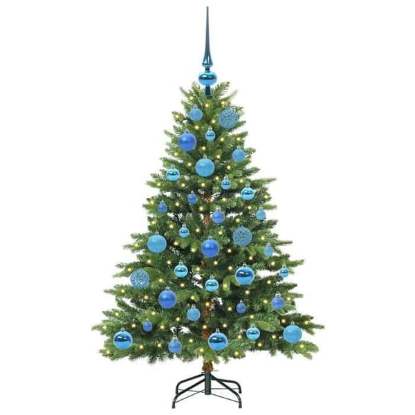 Konstgjord julgran - EXKLUSIV HEM - 120 cm - 150 LED - Grön - USB Grön
