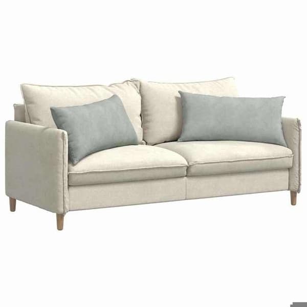 Maison Exclusive - Sohvatyynyt 2 kpl Vaaleanharmaa Sametti 80 x 40 cm Ljusgrått