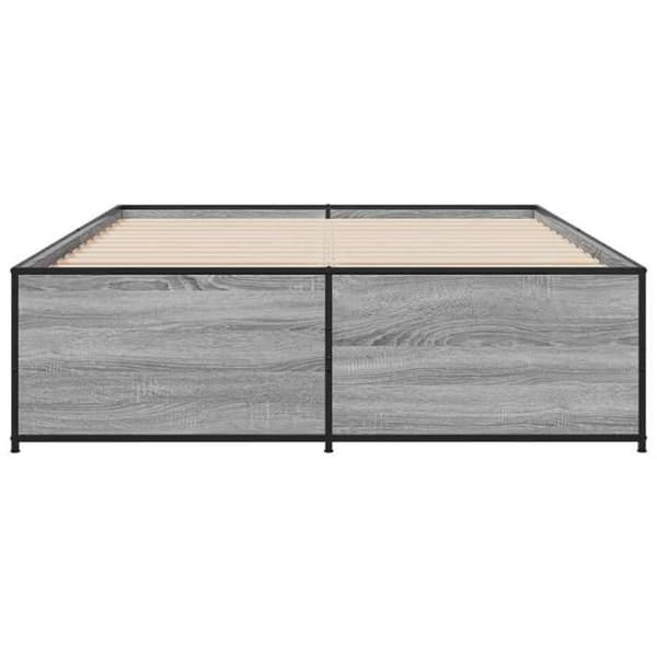 Maison Exclusive - Sengestel uden madras sonoma grå 120x190 cm