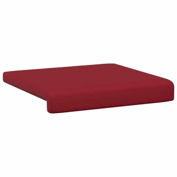 Bænkepude - EKSKLUSIV HUS - L-formet - Kunstlæder - Bordeaux - Dybde 35 cm Bordeaux