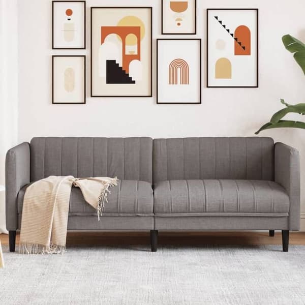 Maison Exclusive - 3-personers sofa i taupe stof
