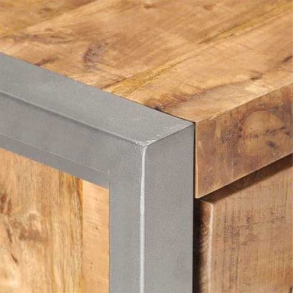 Maison Exclusive - Buffet 60x35x70 cm Raaka mangopuu Rått mangoträ
