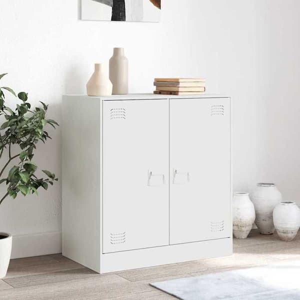 Maison Exclusive - Vit buffé 67x39x73 cm stål