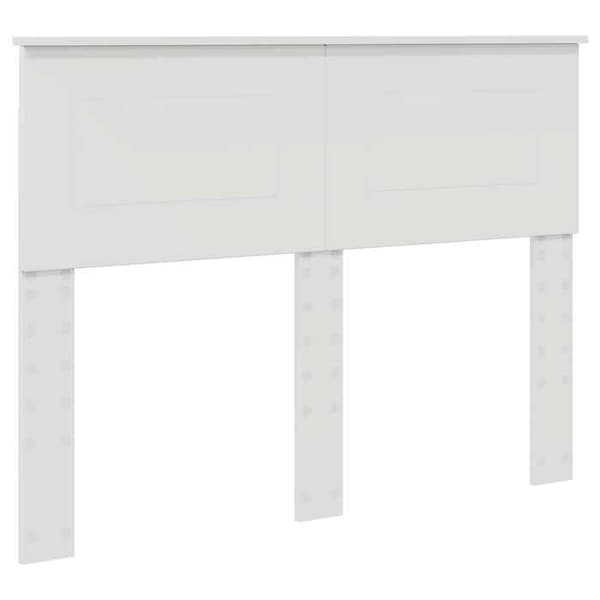 Maison Exclusive - Sängram Vit 135 x 190 cm Ingenjörsträ